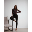 Legginsy modelujące / BRYCZES PRĄŻEK BLACK / Double Push / Wysoki stan /  XS - S - M - L - XL